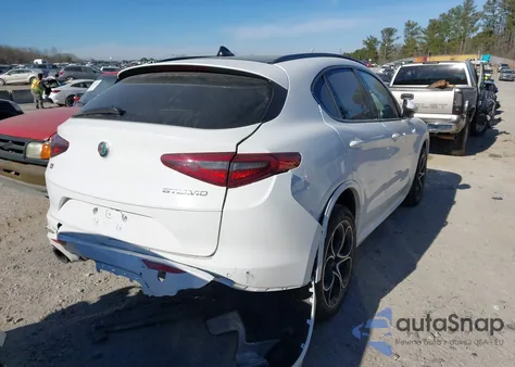 2021 Alfa Romeo Stelvio Ti Sport Awd from USA, damaged, VIN ZASPAKBN6M7D01084